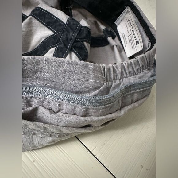 Carhartt Force Baseball Cap Cotton Nylon Elastic Fit. Gray Lightweight - Picture 7 of 9